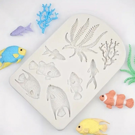 Fish fondant mold hotsell